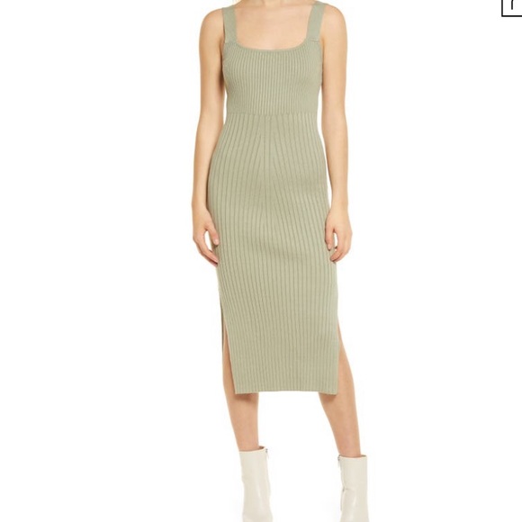 Wayf Gillian Ribbed Tank Dress 